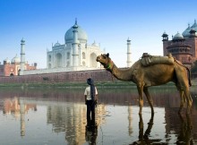A Great view of Taja Mahal